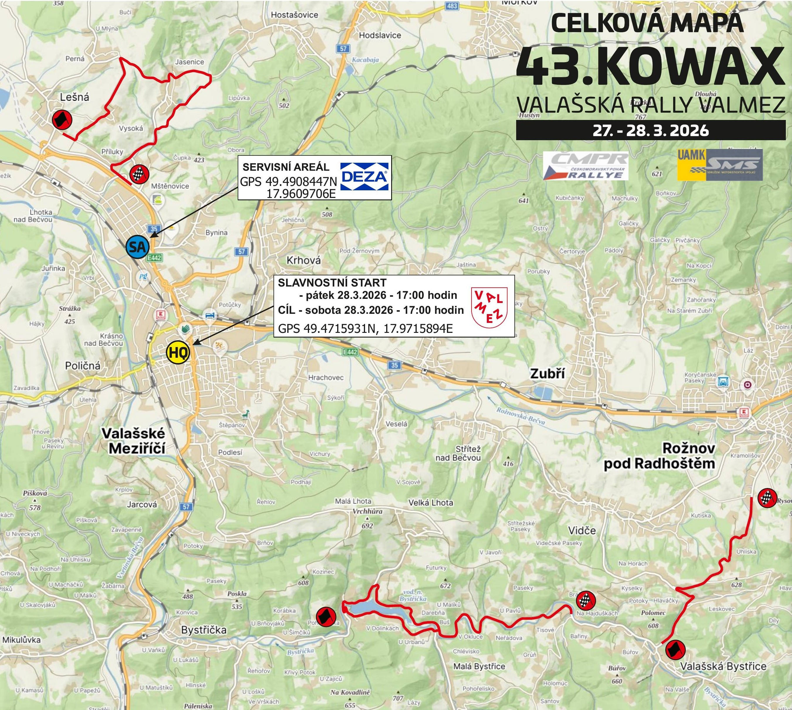 Celková mapa